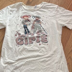 Let's Go Girls White T-Shirt